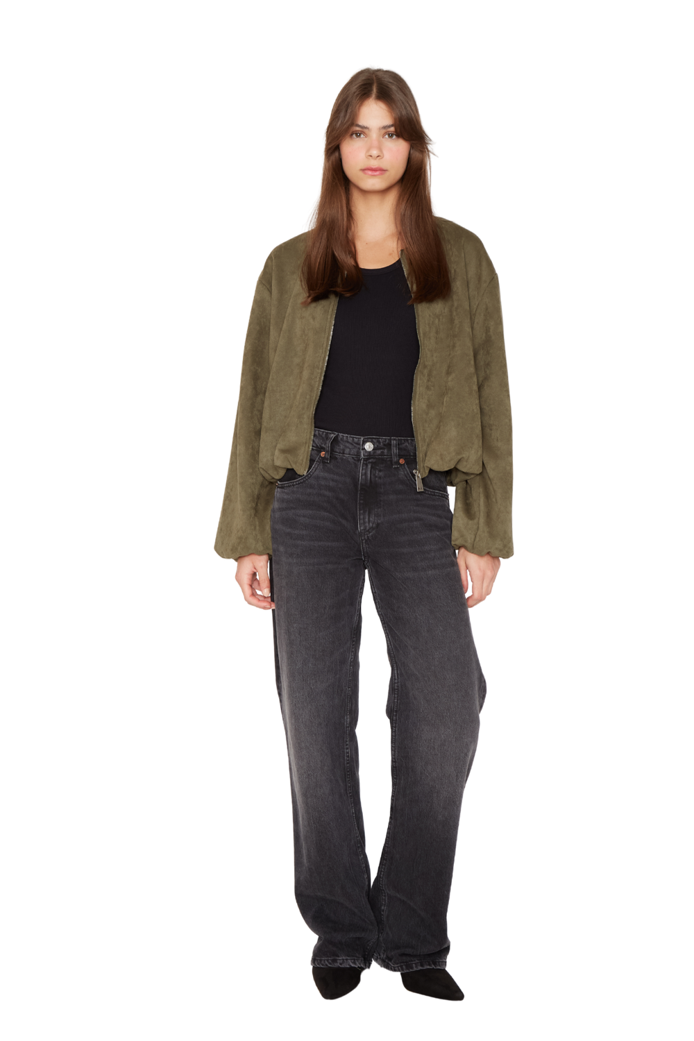 Chaqueta Bimba verde Jacinta Tienda-3