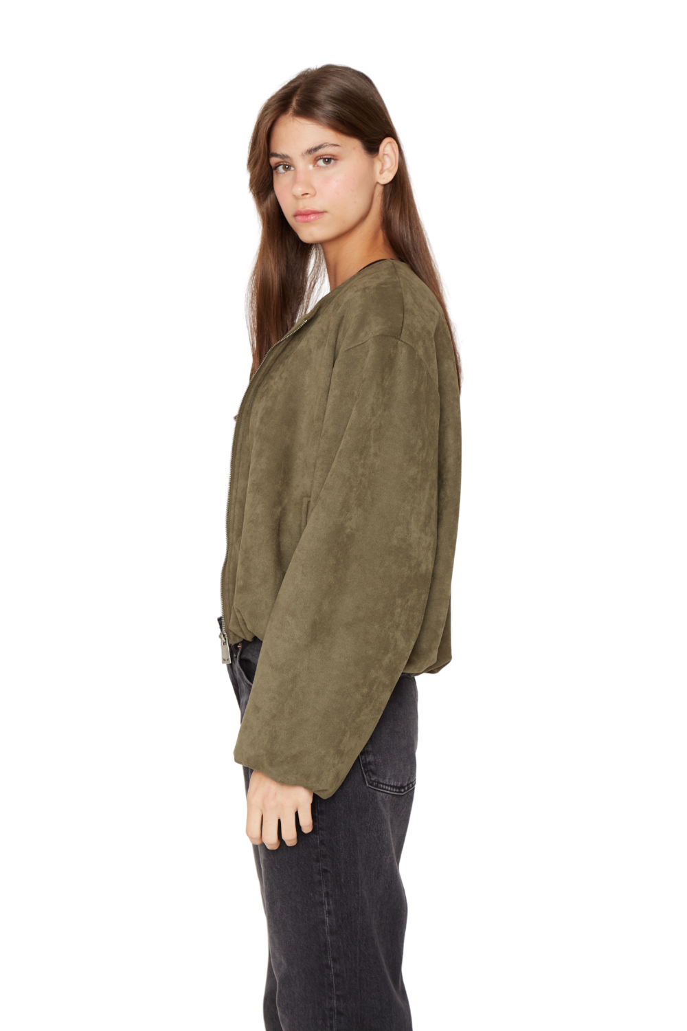 Chaqueta Bimba verde Jacinta Tienda-4