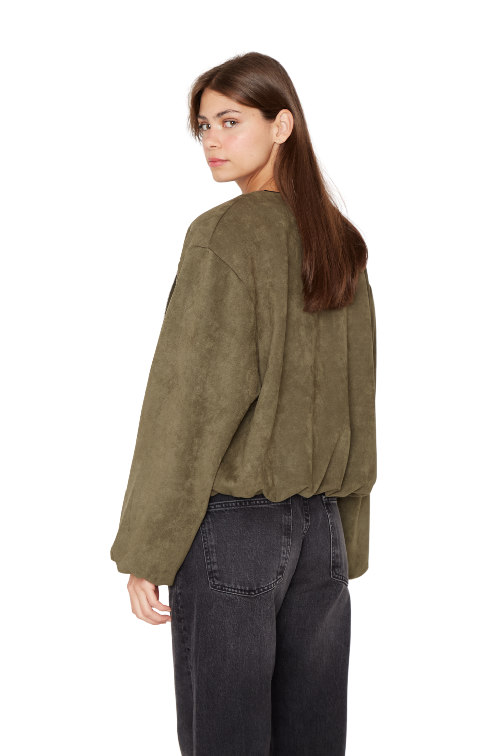 Chaqueta Bimba verde Jacinta Tienda-5