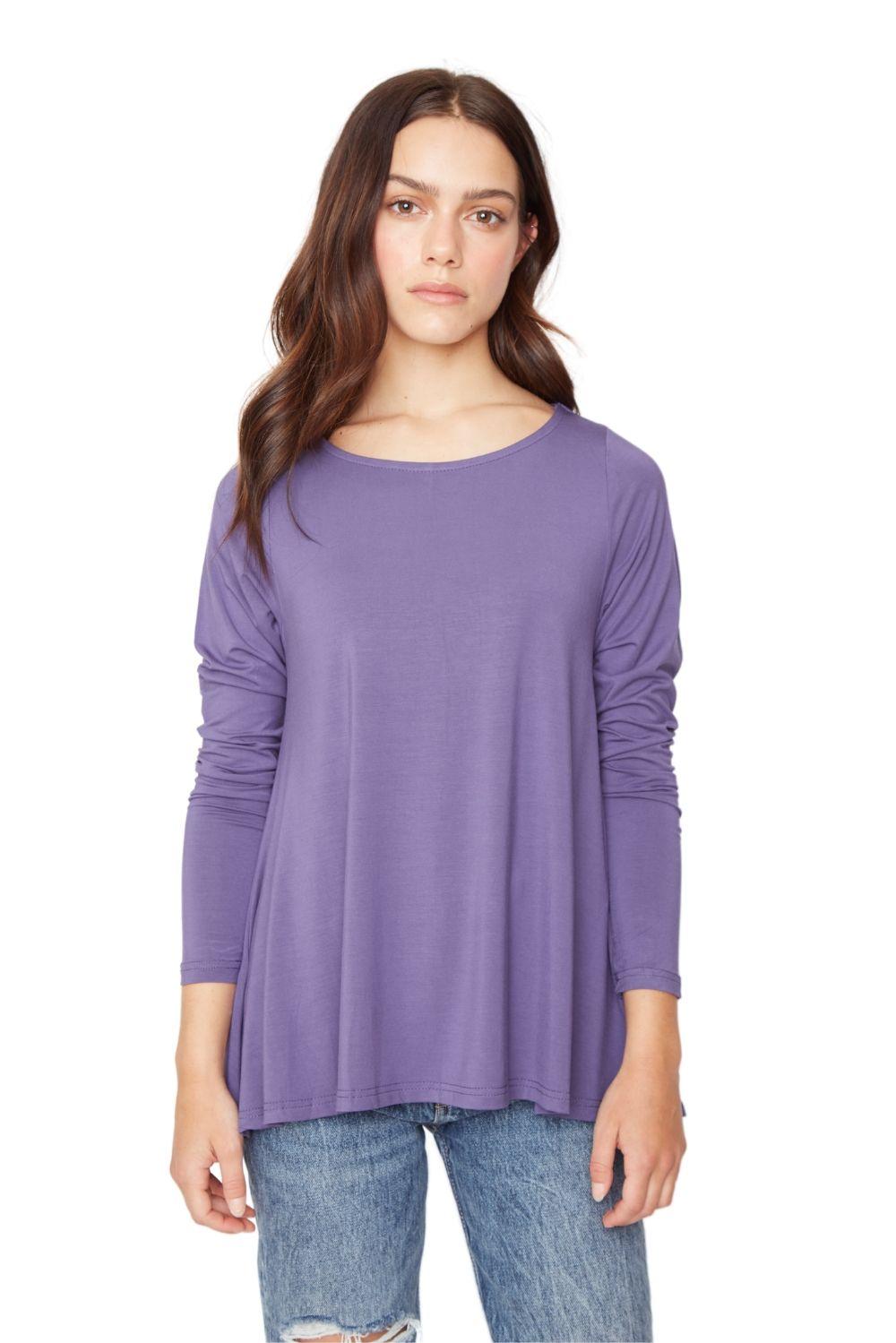 Polera Bianca campana III morada Jacinta Tienda-1