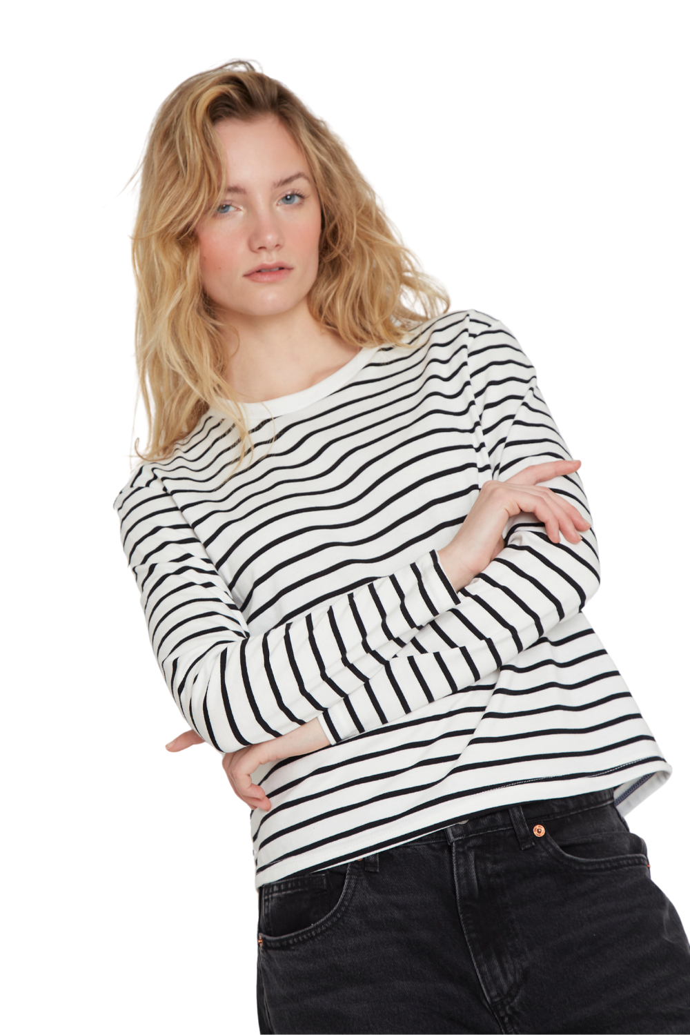 Polera Alaska rayas blanca Jacinta Tienda-3