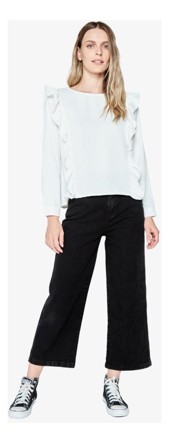 Blusa Juanita Blanca Jacinta Tienda-6