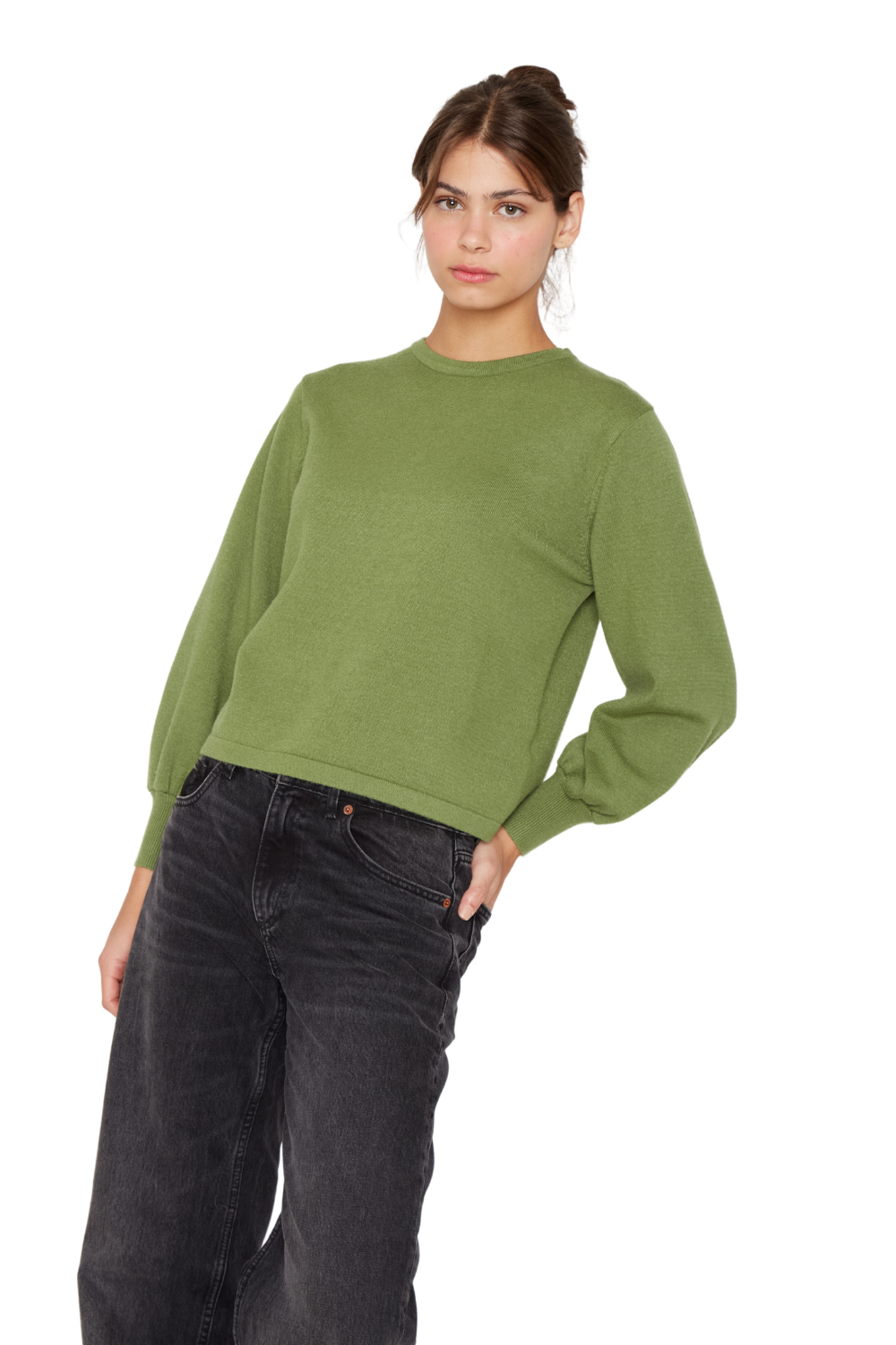 Chaleco Harper verde Jacinta Tienda-2