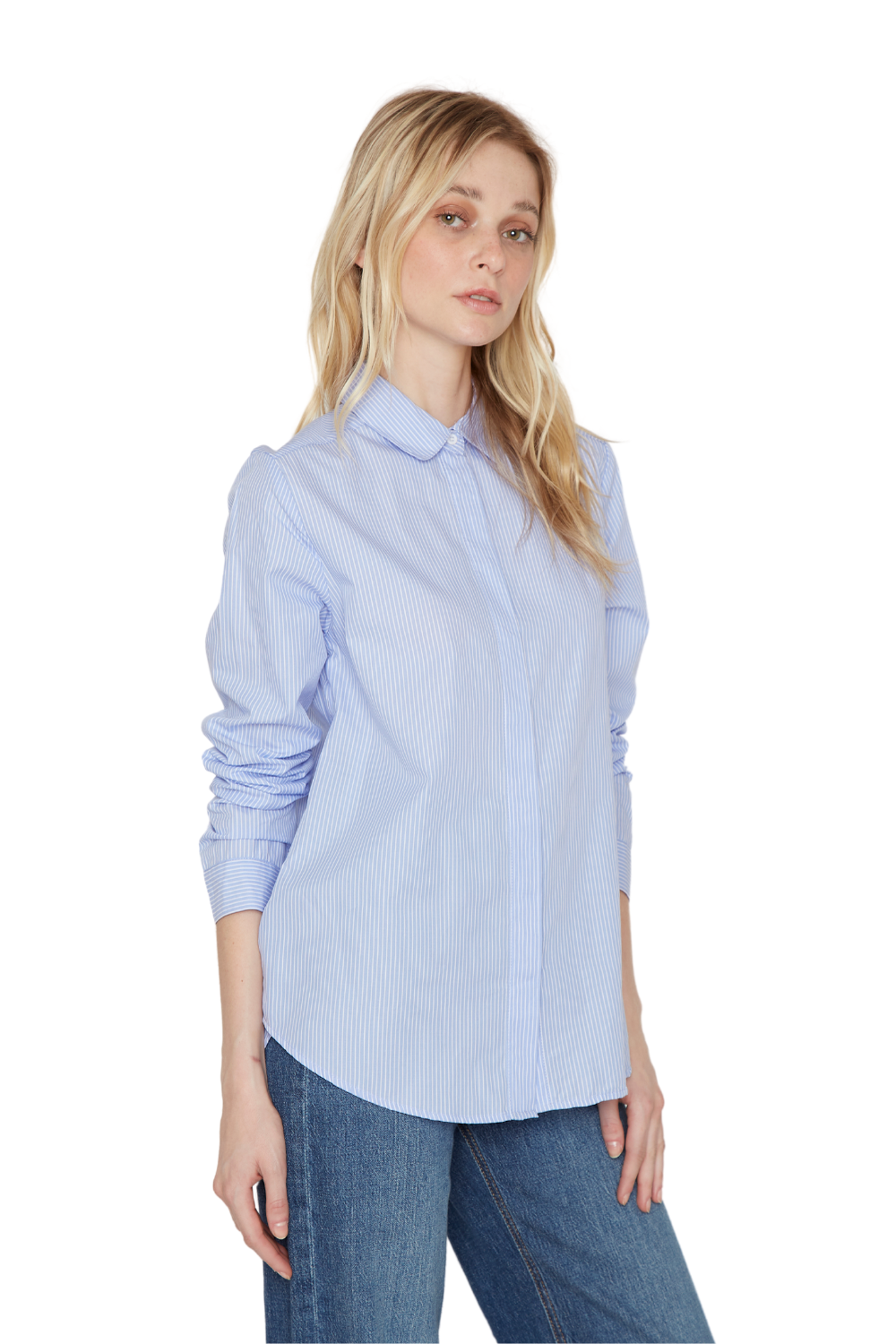 Camisa Cleo Azul Jacinta Tienda-1