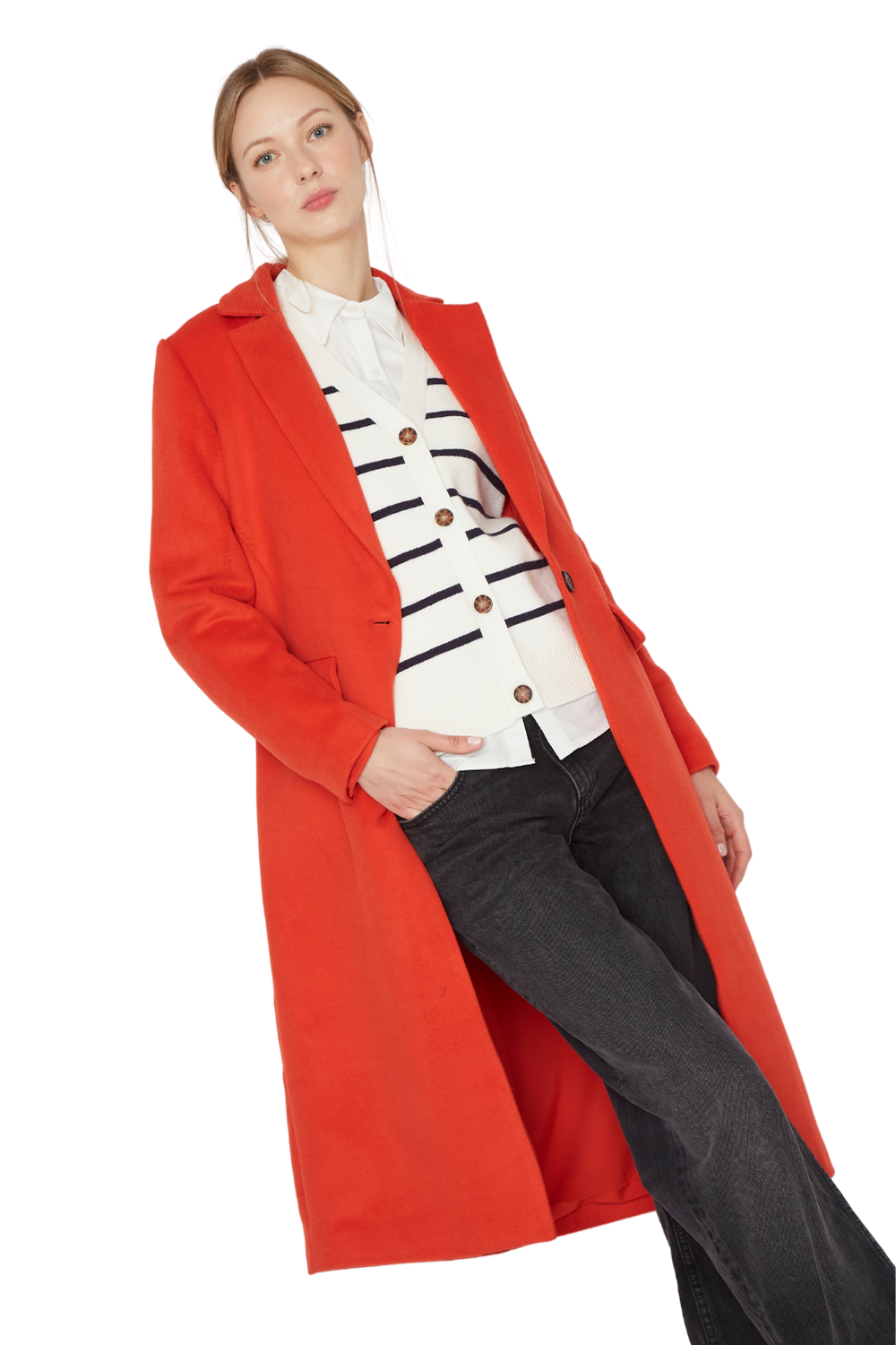 Abrigo Paris coral Jacinta Tienda-4