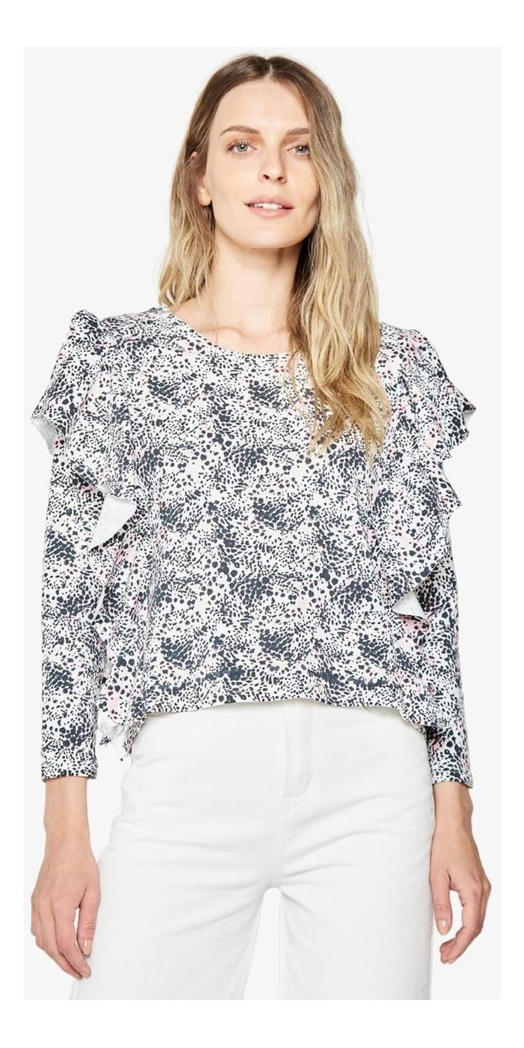 Polera Juanita Manga Larga Print-0
