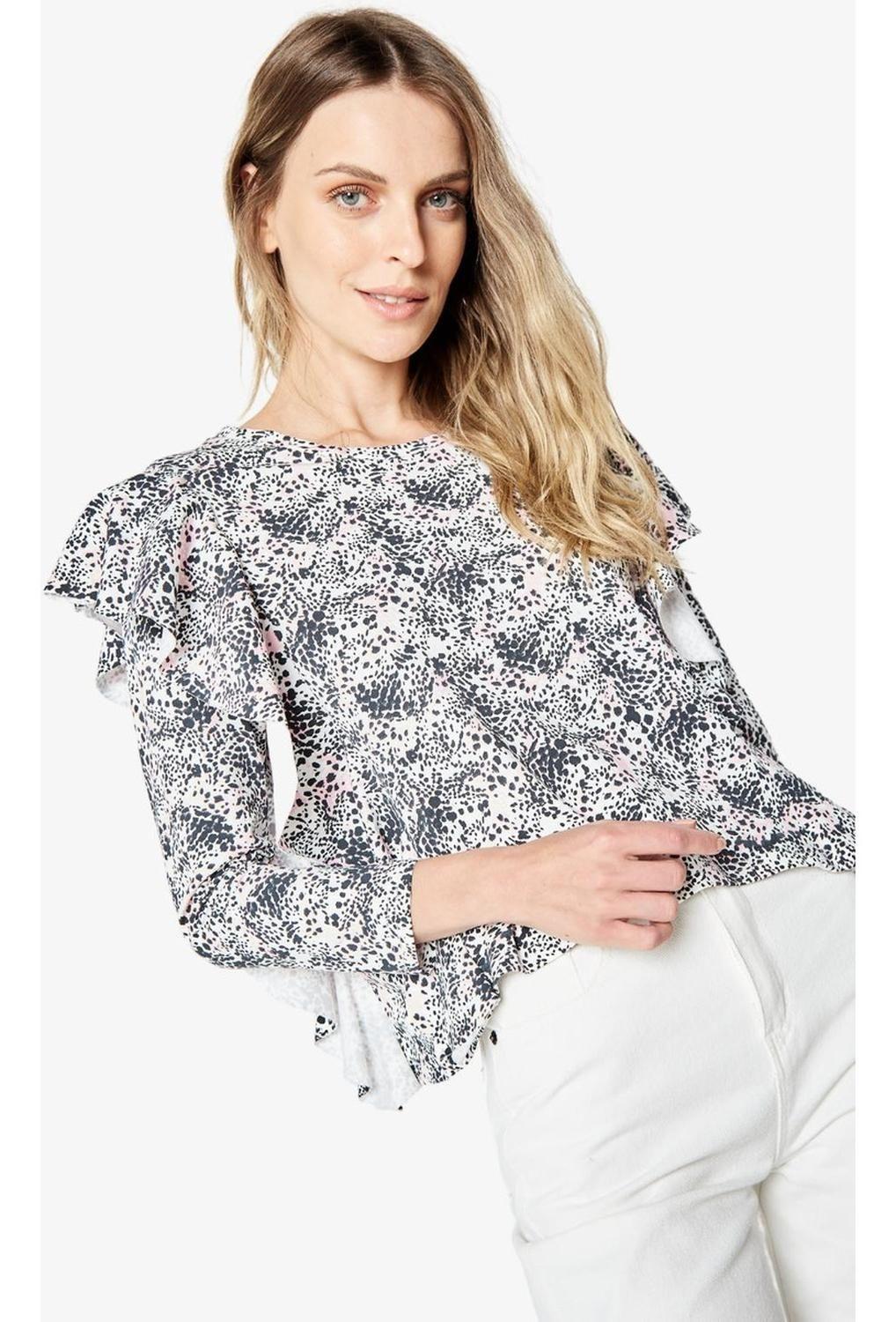 Polera Juanita Manga Larga Print-3