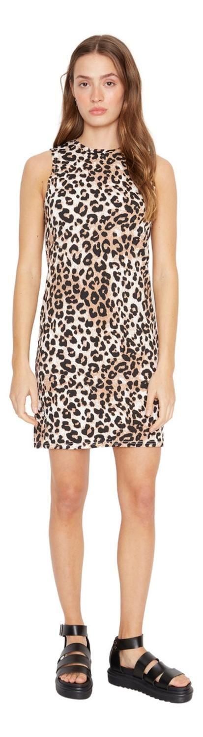Vestido Chiara Corto Animal Print Jacinta Tienda-1