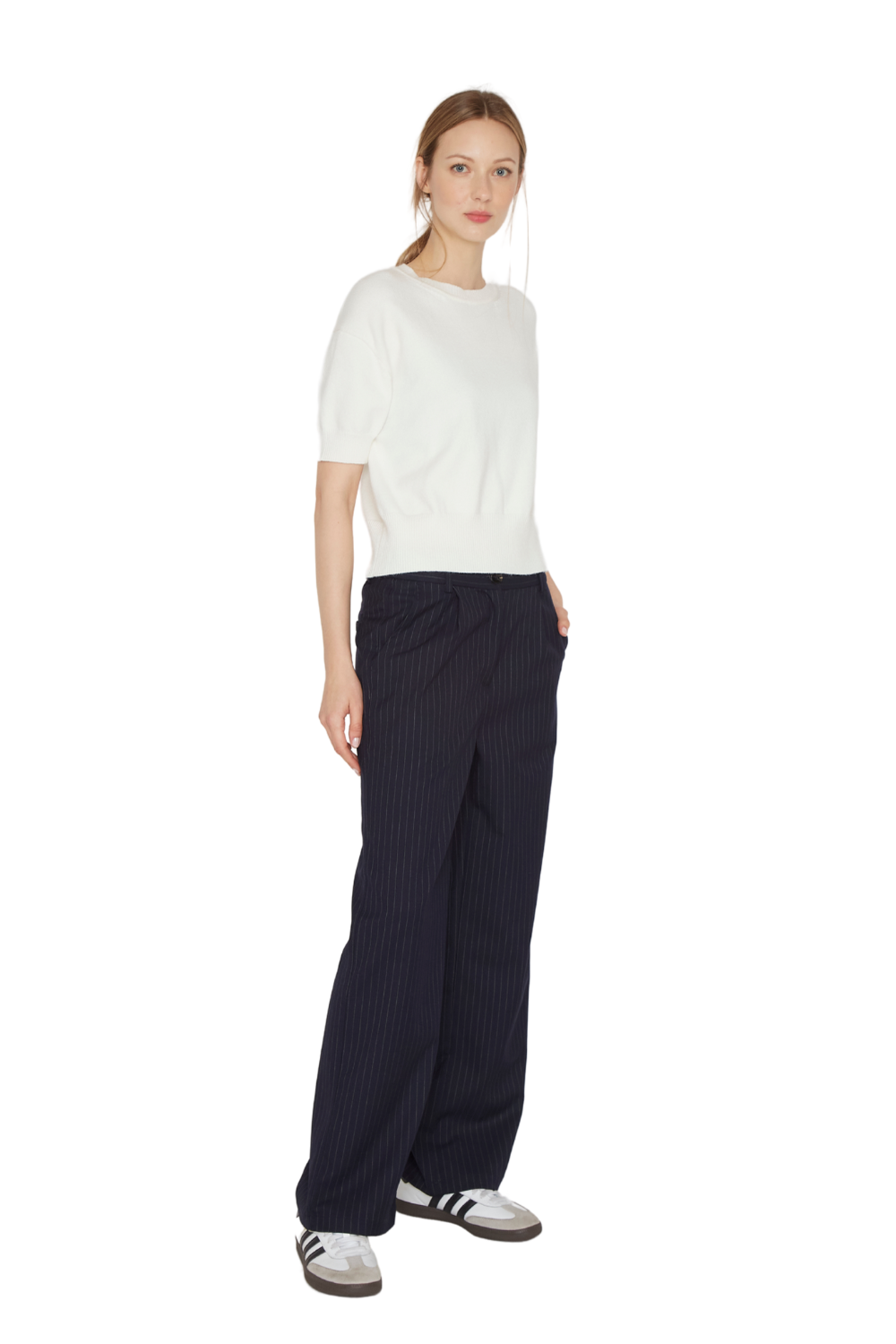 Pantalón Porter líneas azul Jacinta Tienda-3