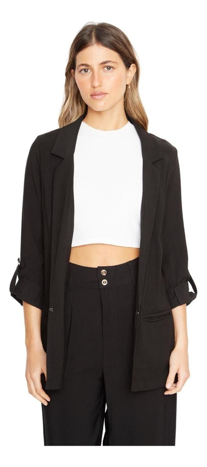 Blazer Olivia Ii Negro Jacinta Tienda-0