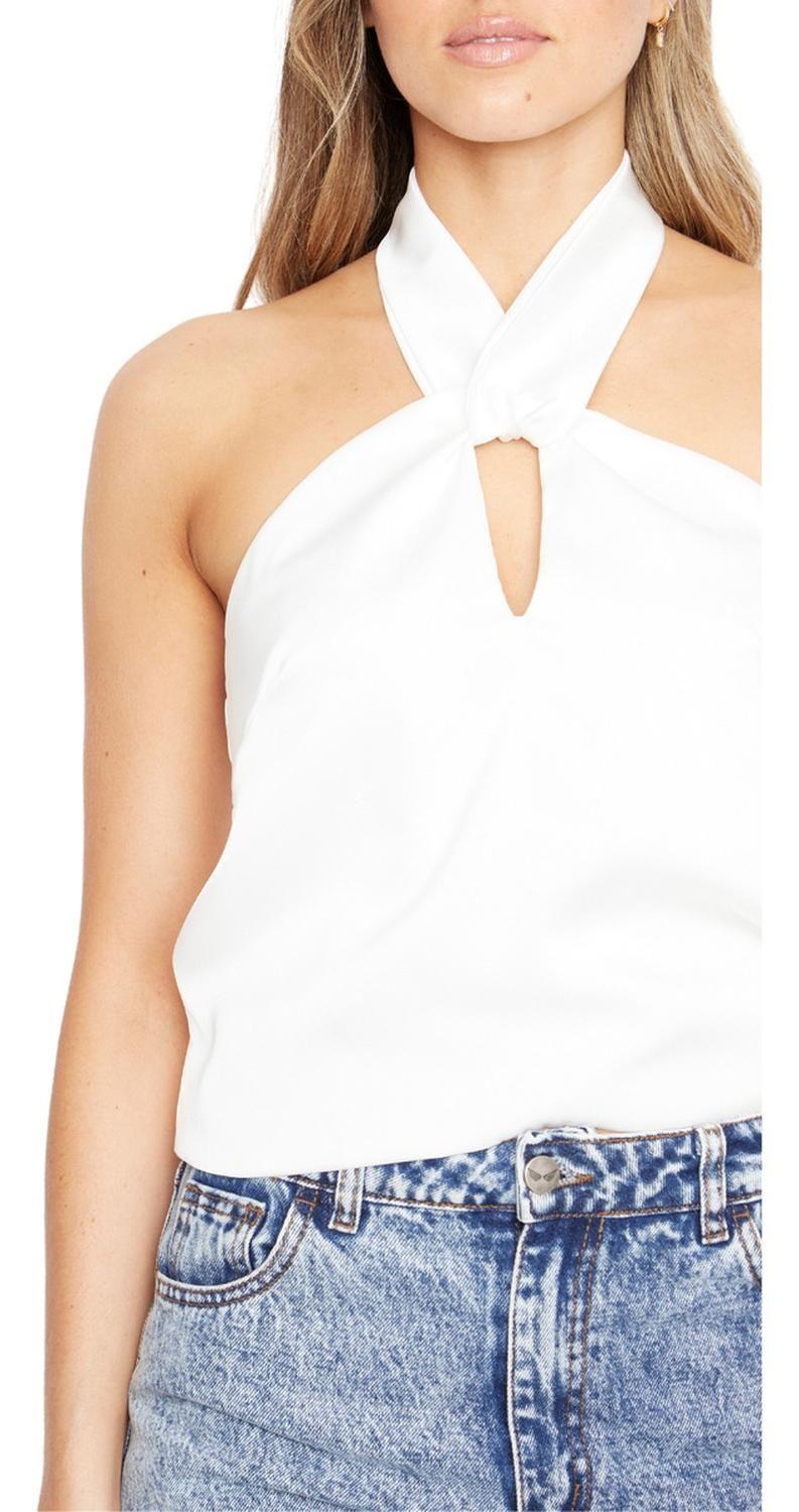 Blusa Elisa Satin Blanca Jacinta Tienda-4