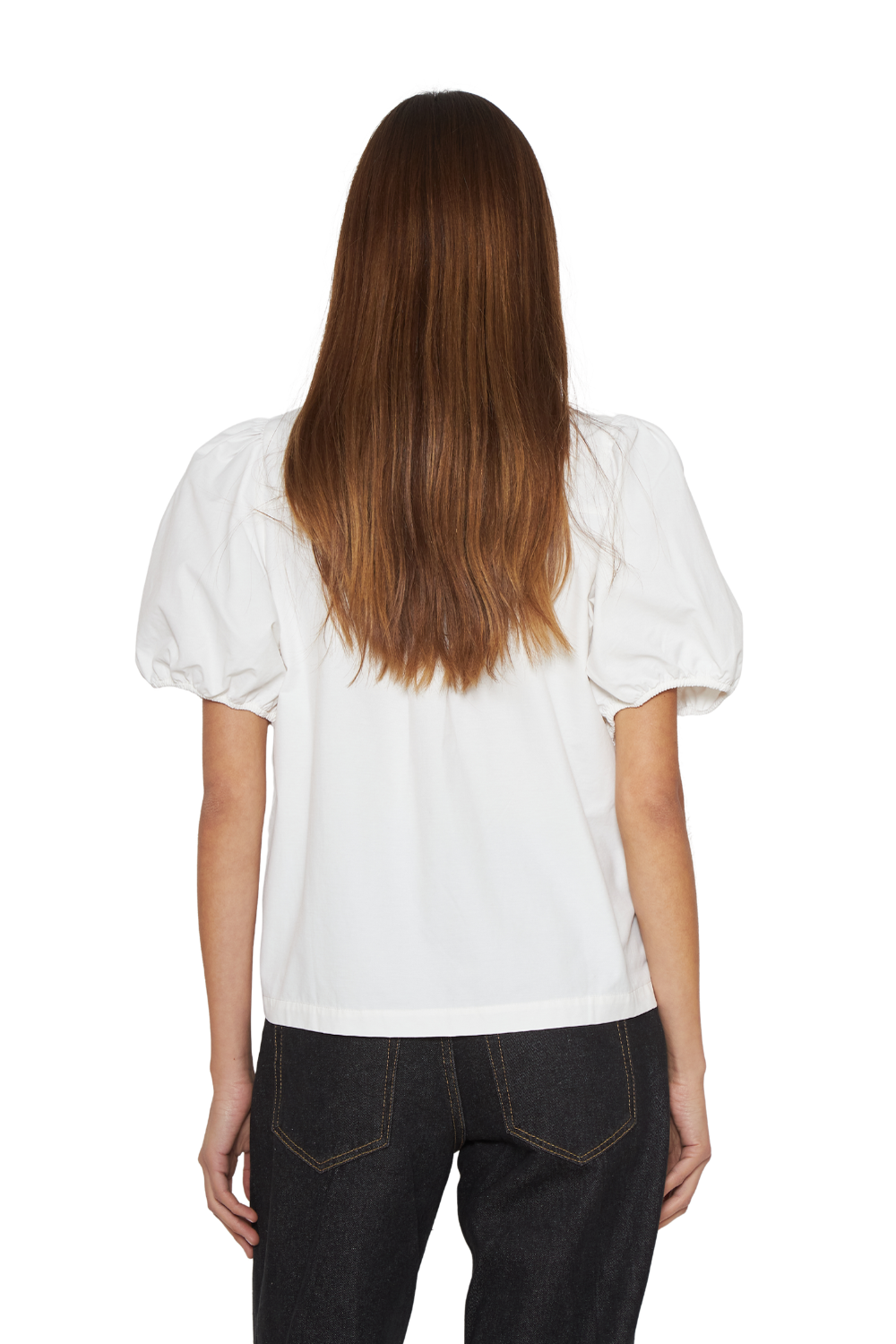Blusa Cami blanca y negra Jacinta Tienda-4