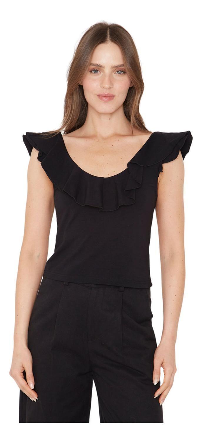 Polera Olimpia Ii Negra Jacinta Tienda-1