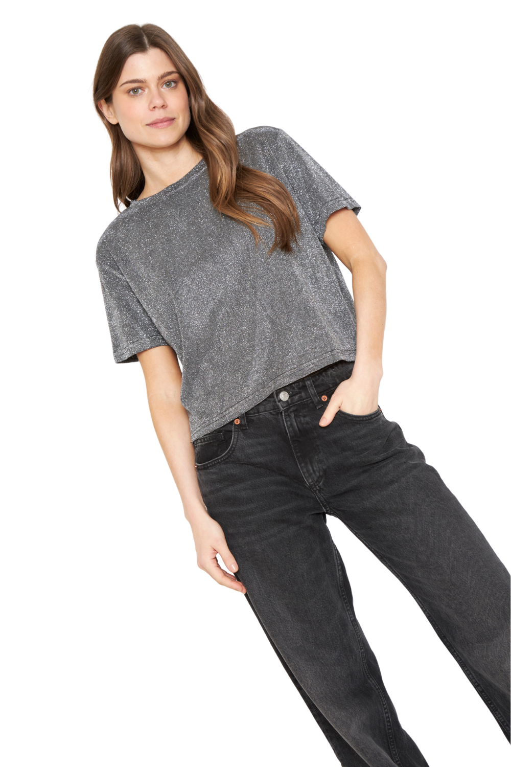 Polera Bow gris Jacinta Tienda-3