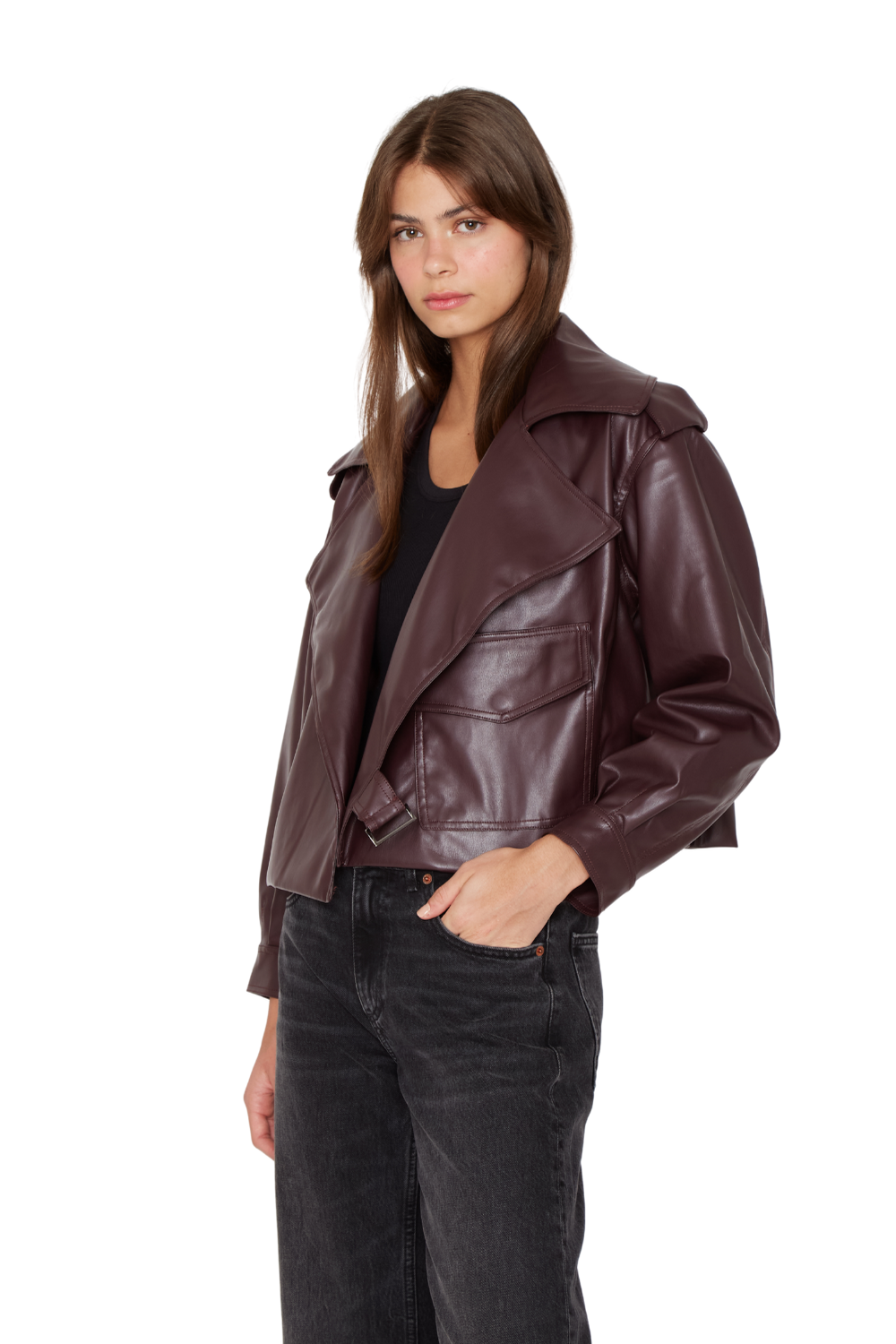 Chaqueta Jess burdeo Jacinta Tienda-0