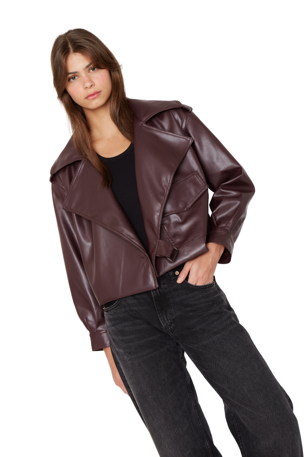 Chaqueta Jess burdeo Jacinta Tienda-2