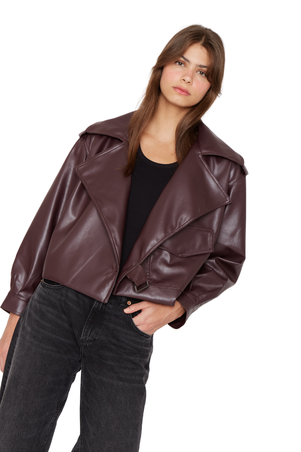 Chaqueta Jess burdeo Jacinta Tienda-4