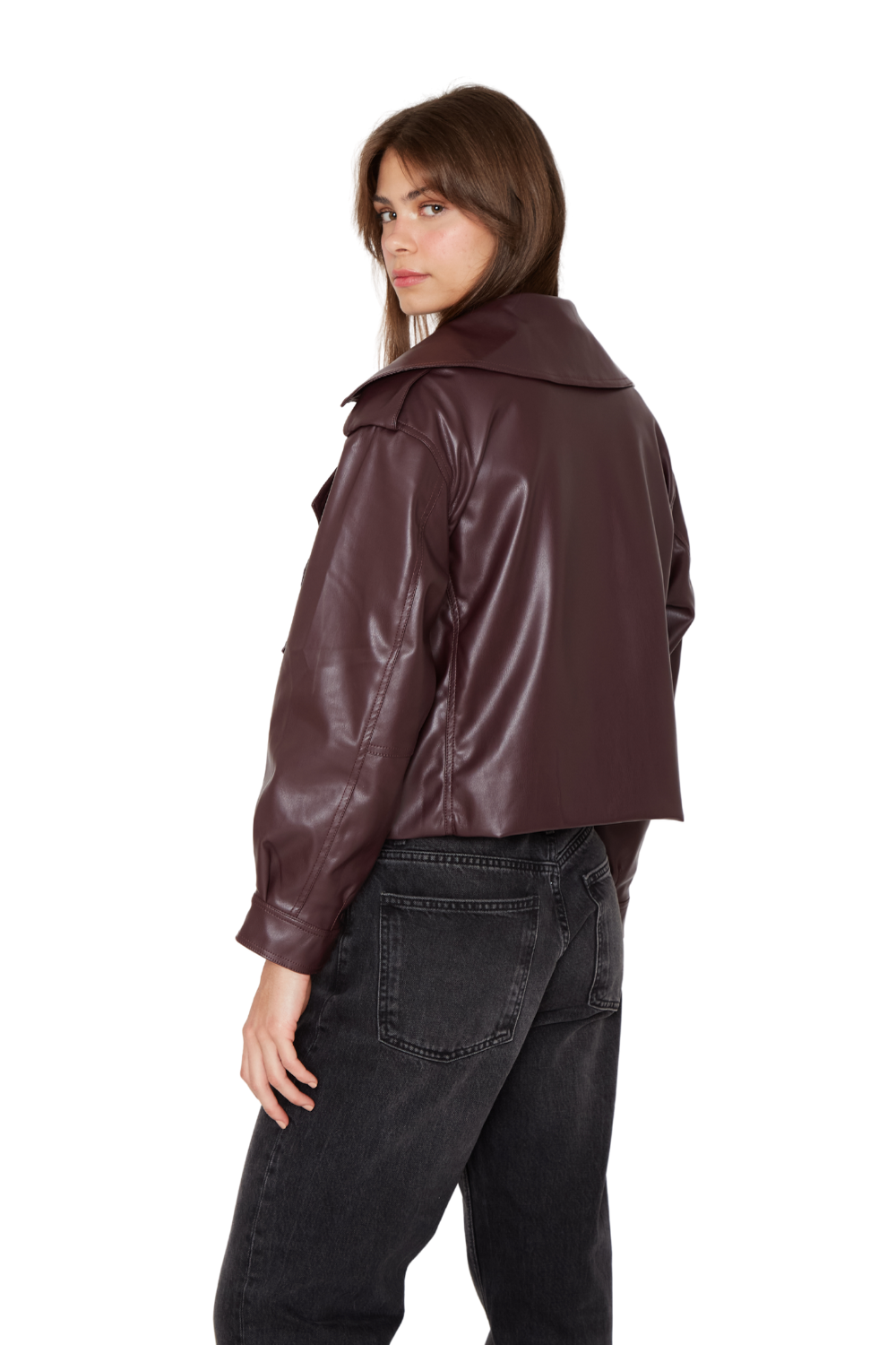 Chaqueta Jess burdeo Jacinta Tienda-5