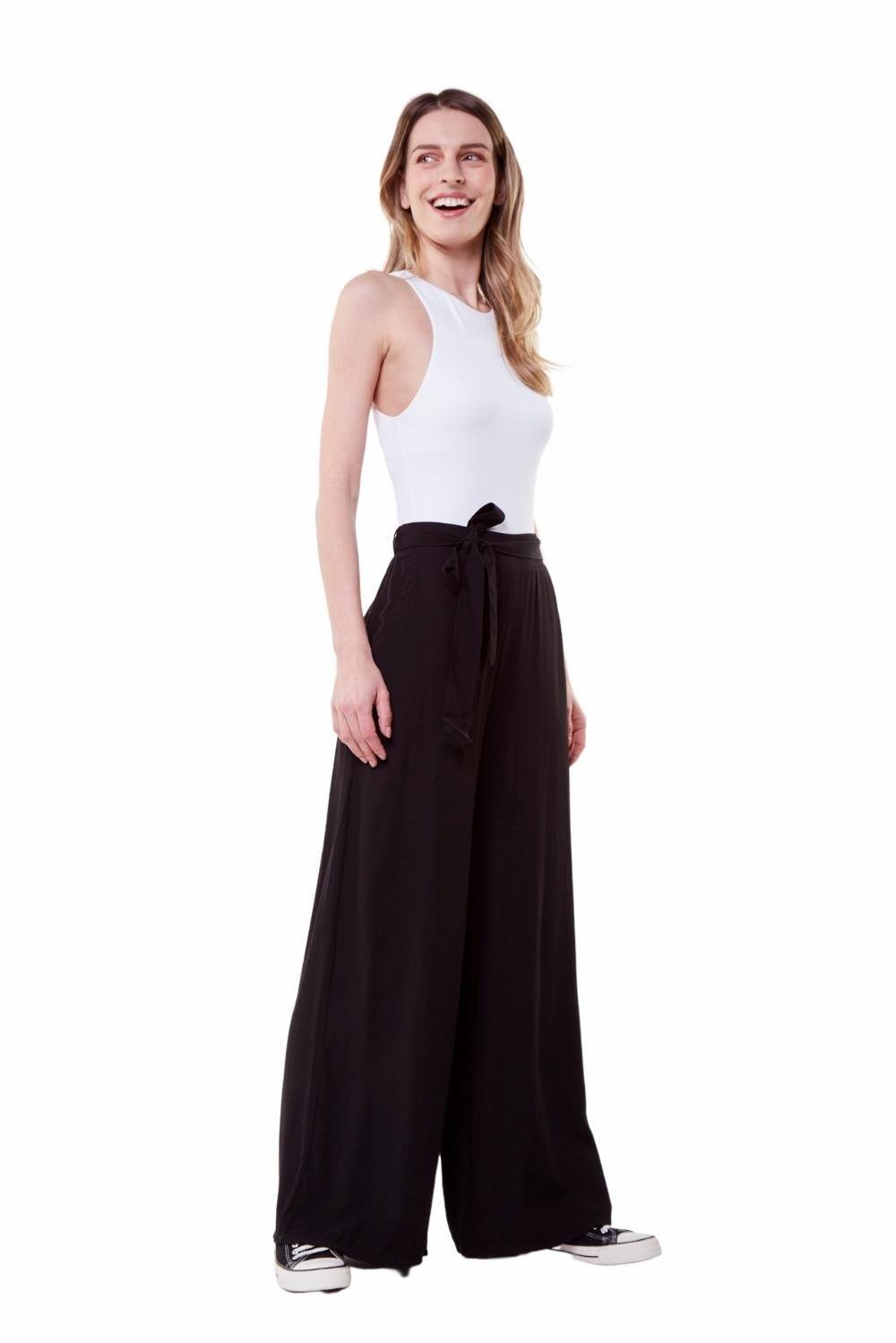 Pantalón Greta largo II negro-3