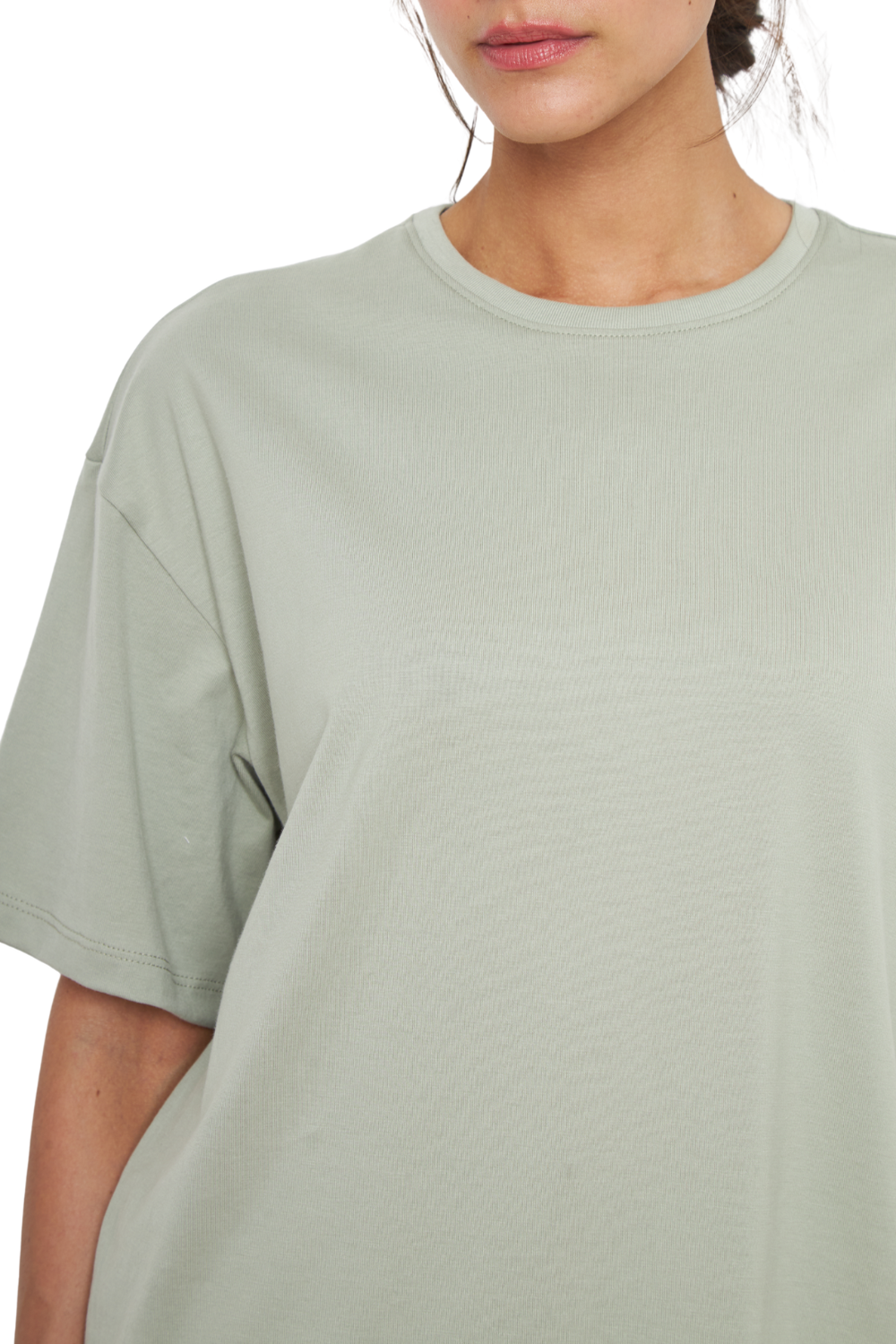 Polera Jacinta Pima Oversize verde Jacinta Tienda-5