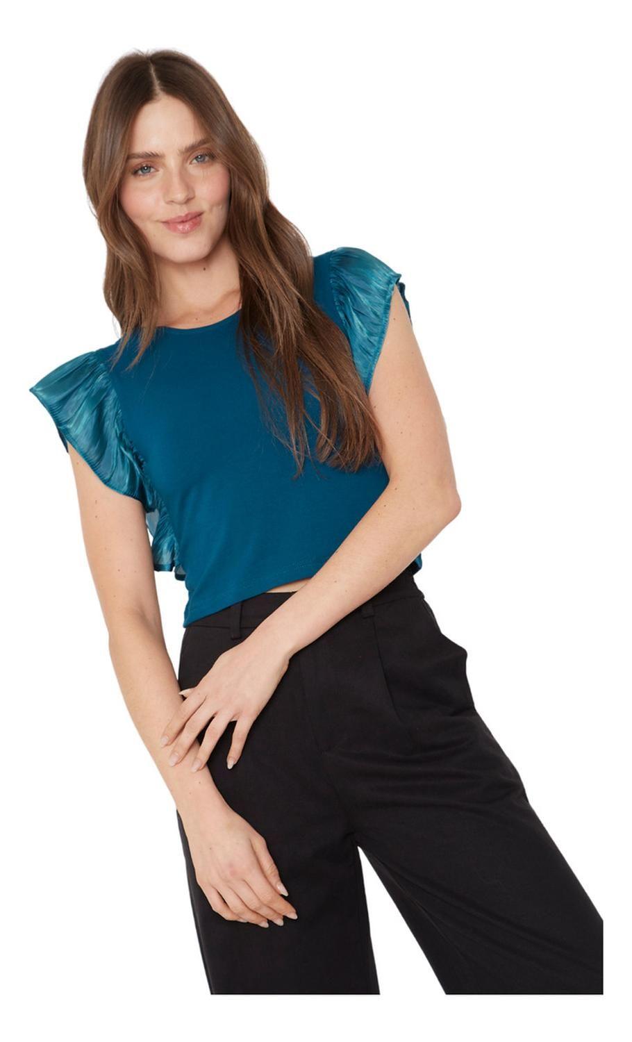 Polera Olimpia Verano Bright Ii Petróleo Jacinta Tienda-0