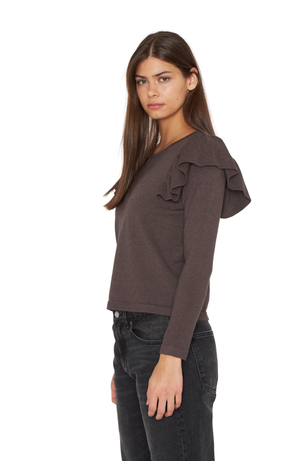 Chaleco Olimpia chocolate Jacinta Tienda-2