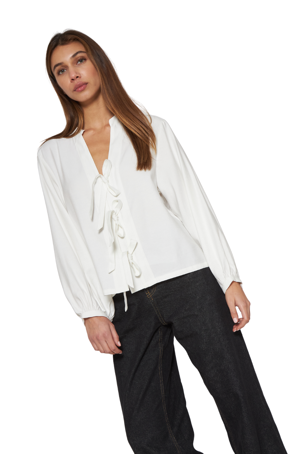 Blusa Camila blanca Jacinta Tienda-3
