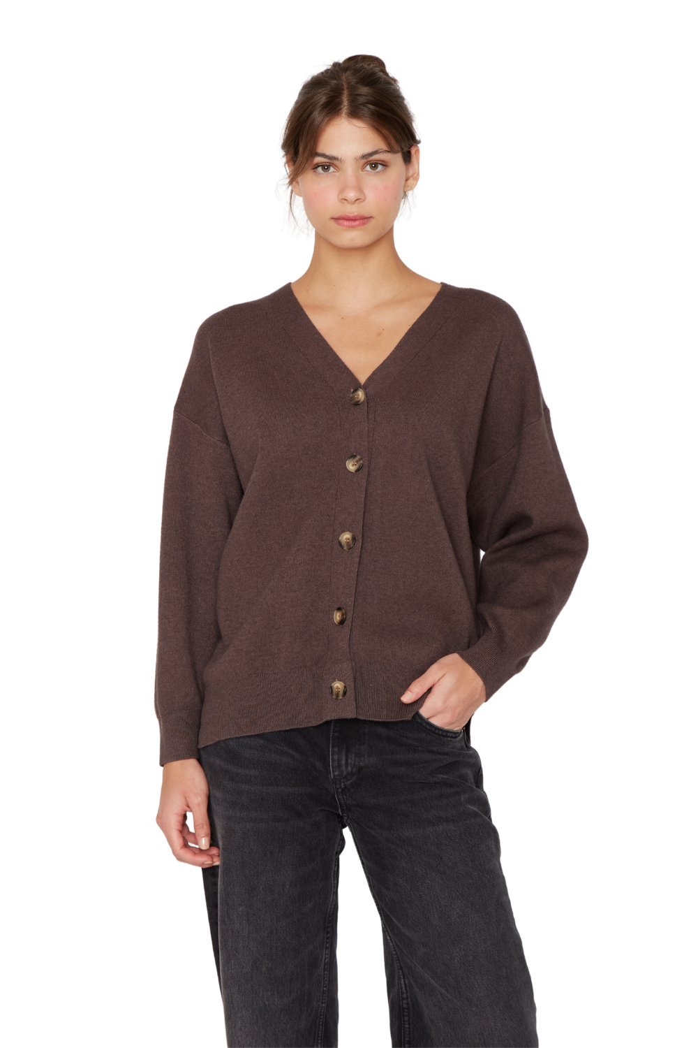 Chaleco Filipa chocolate Jacinta Tienda-2