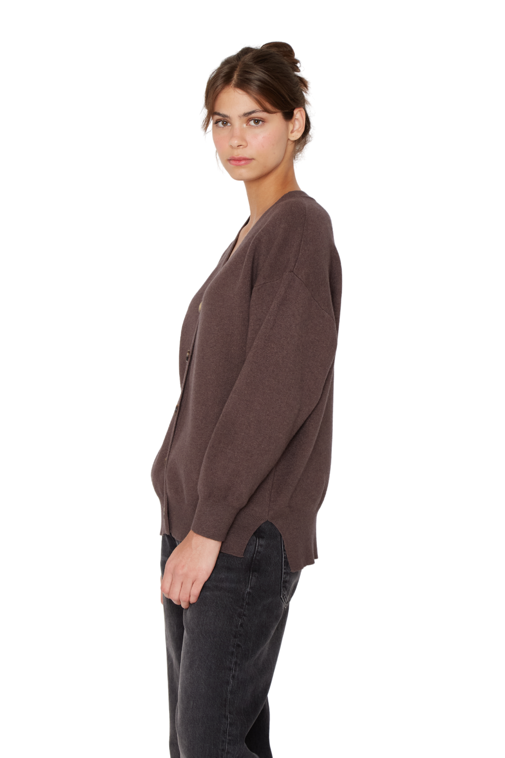 Chaleco Filipa chocolate Jacinta Tienda-3