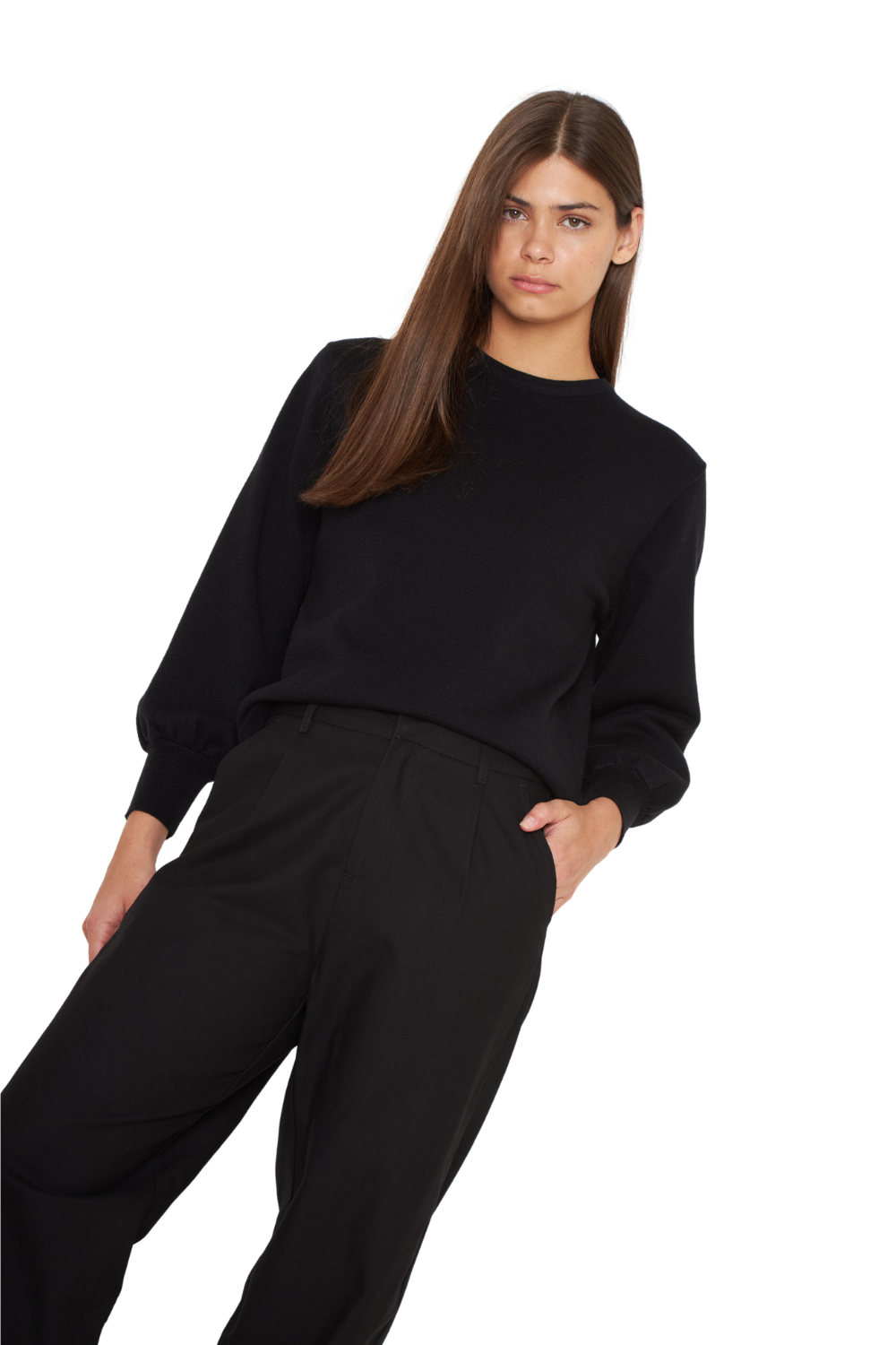 Pantalón Agustina negro Jacinta Tienda-3