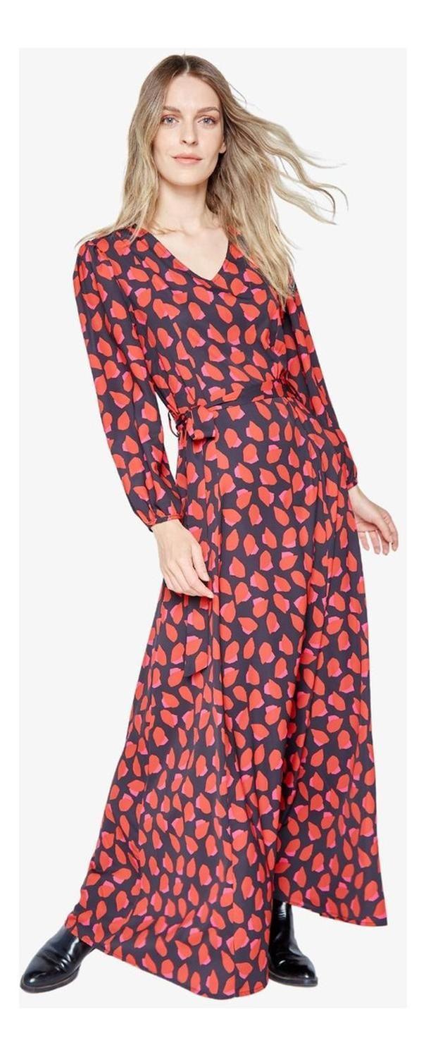 Vestido Blanca Petals Print Jacinta Tienda-1