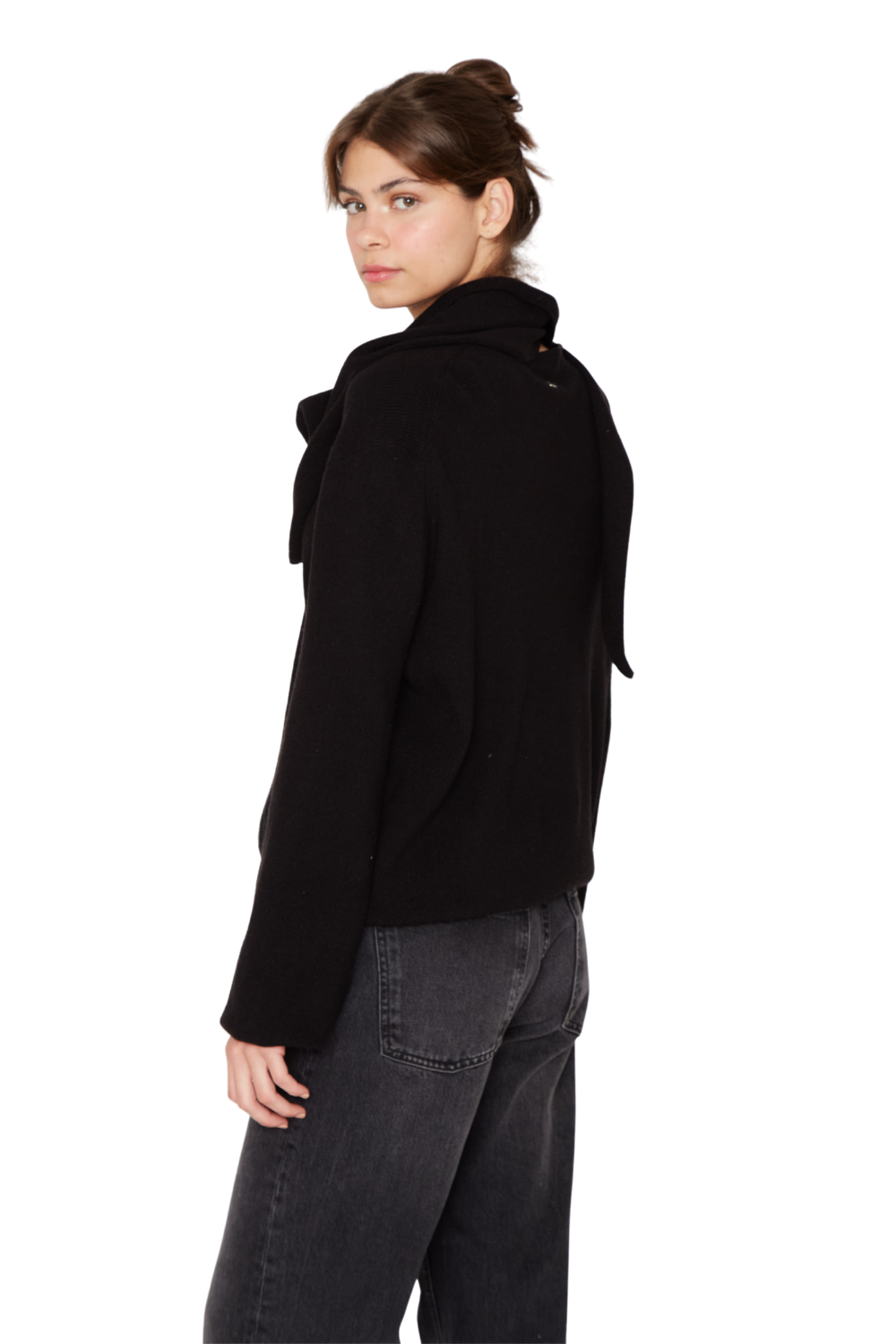 Chaleco Coat negro Jacinta Tienda-4