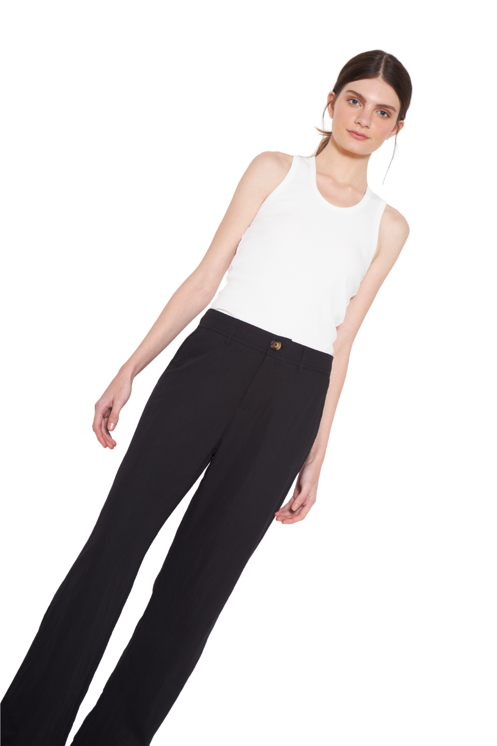 Pantalón Ema negro Jacinta Tienda-3