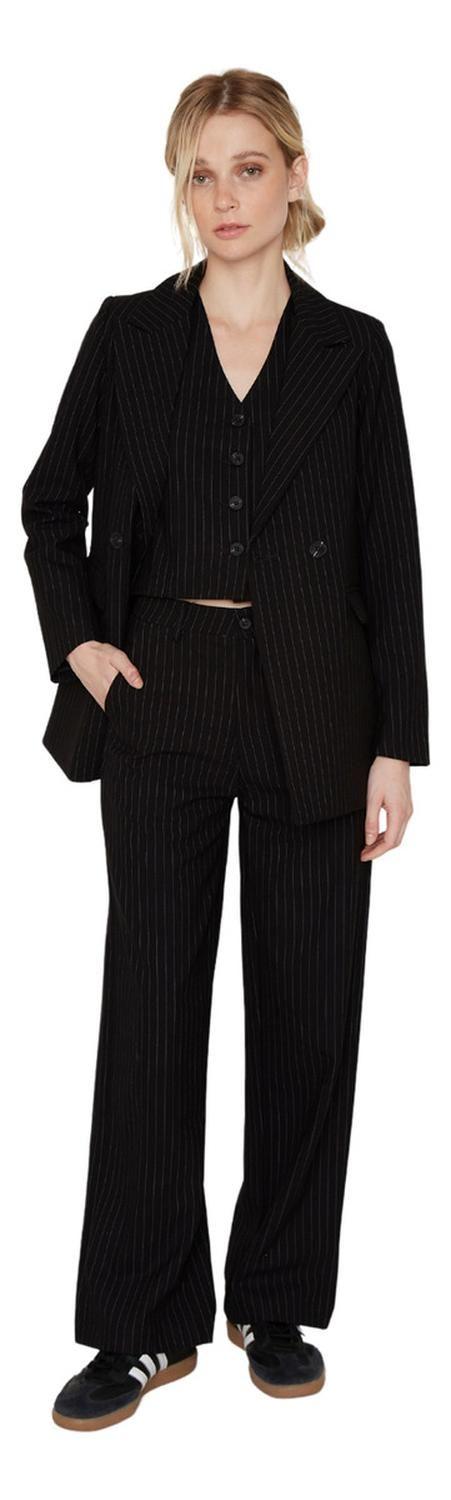 Pantalón Owen Rayas Negro Jacinta Tienda-0