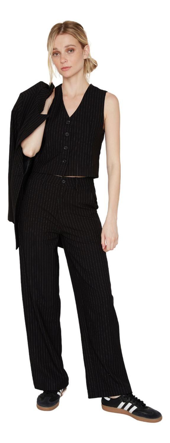Pantalón Owen Rayas Negro Jacinta Tienda-1