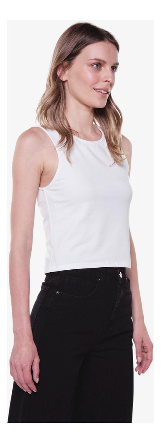 Polera Gracia Crop Blanca-2