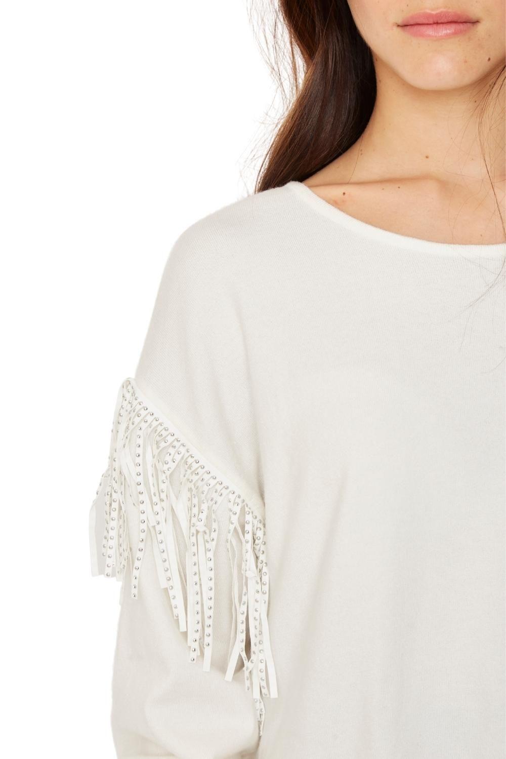 Chaleco Zendaya blanco Jacinta Tienda-5