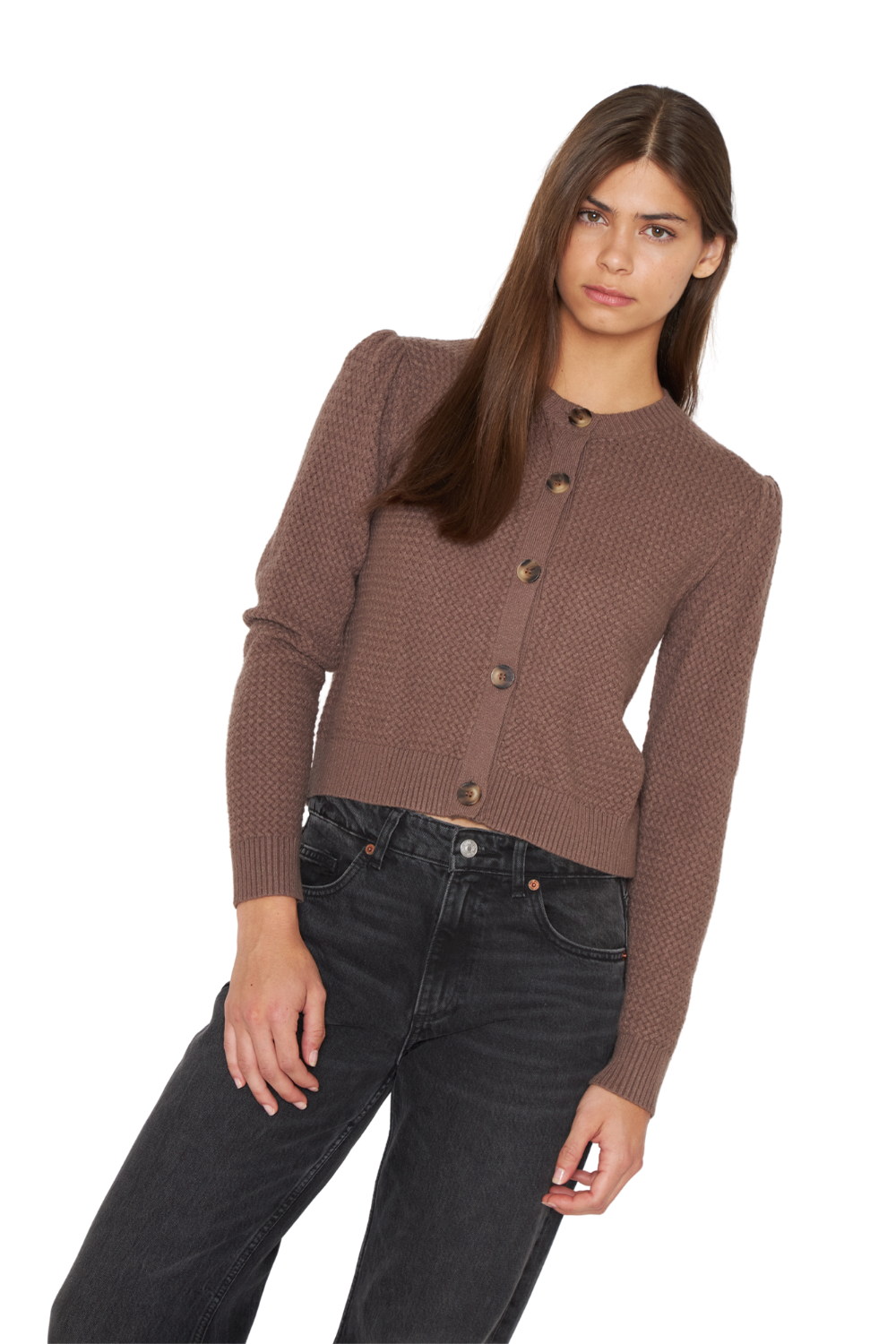 Chaleco Panal café Jacinta Tienda-4