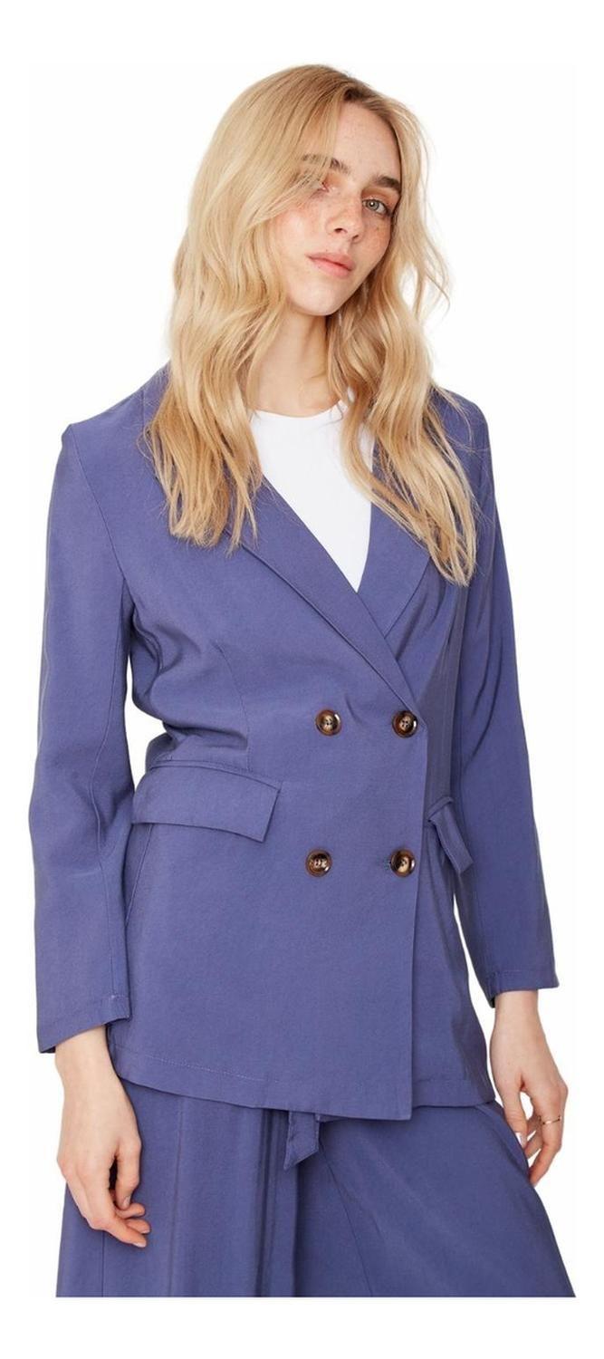 Blazer Laura Azul Jacinta Tienda-1
