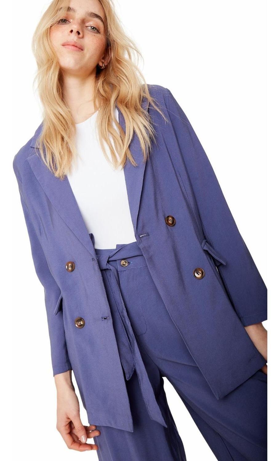 Blazer Laura Azul Jacinta Tienda-4