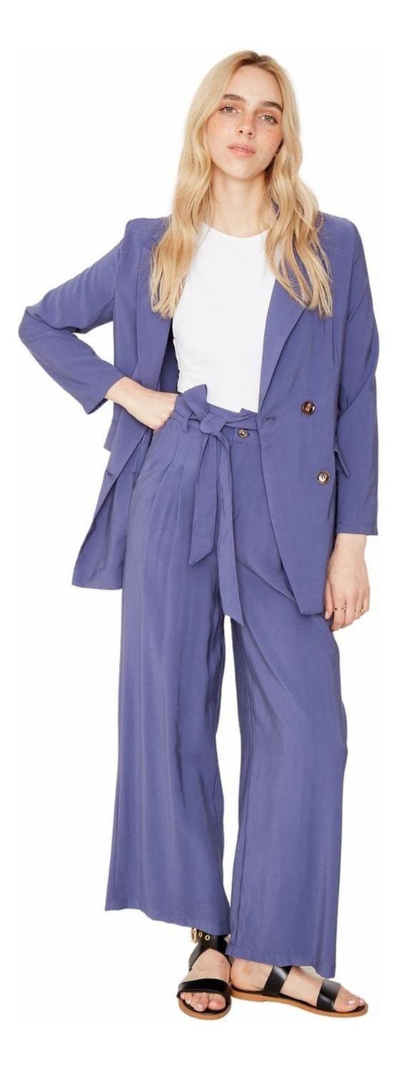 Blazer Laura Azul Jacinta Tienda-5