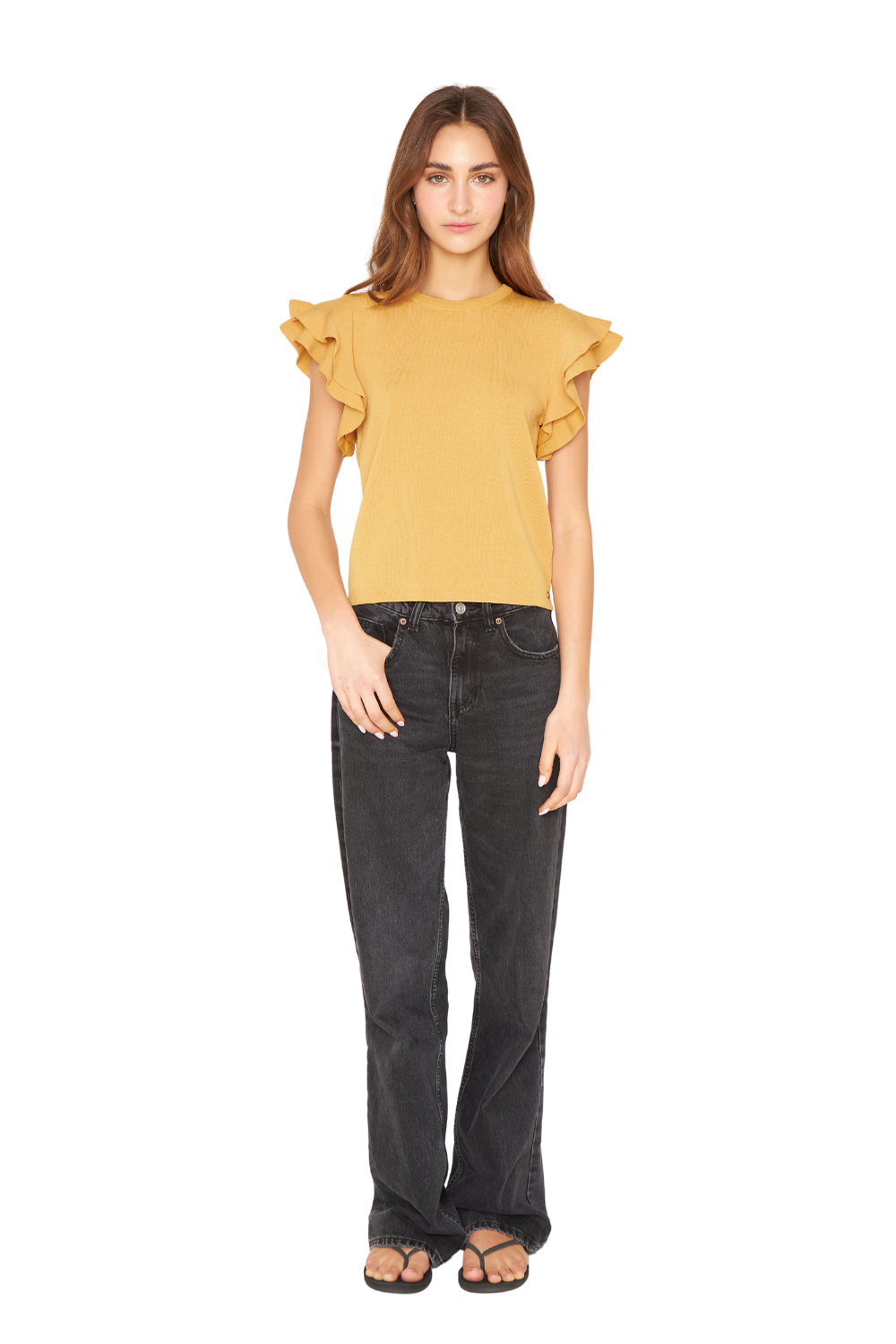 Polera Alitas amarilla Jacinta Tienda-4