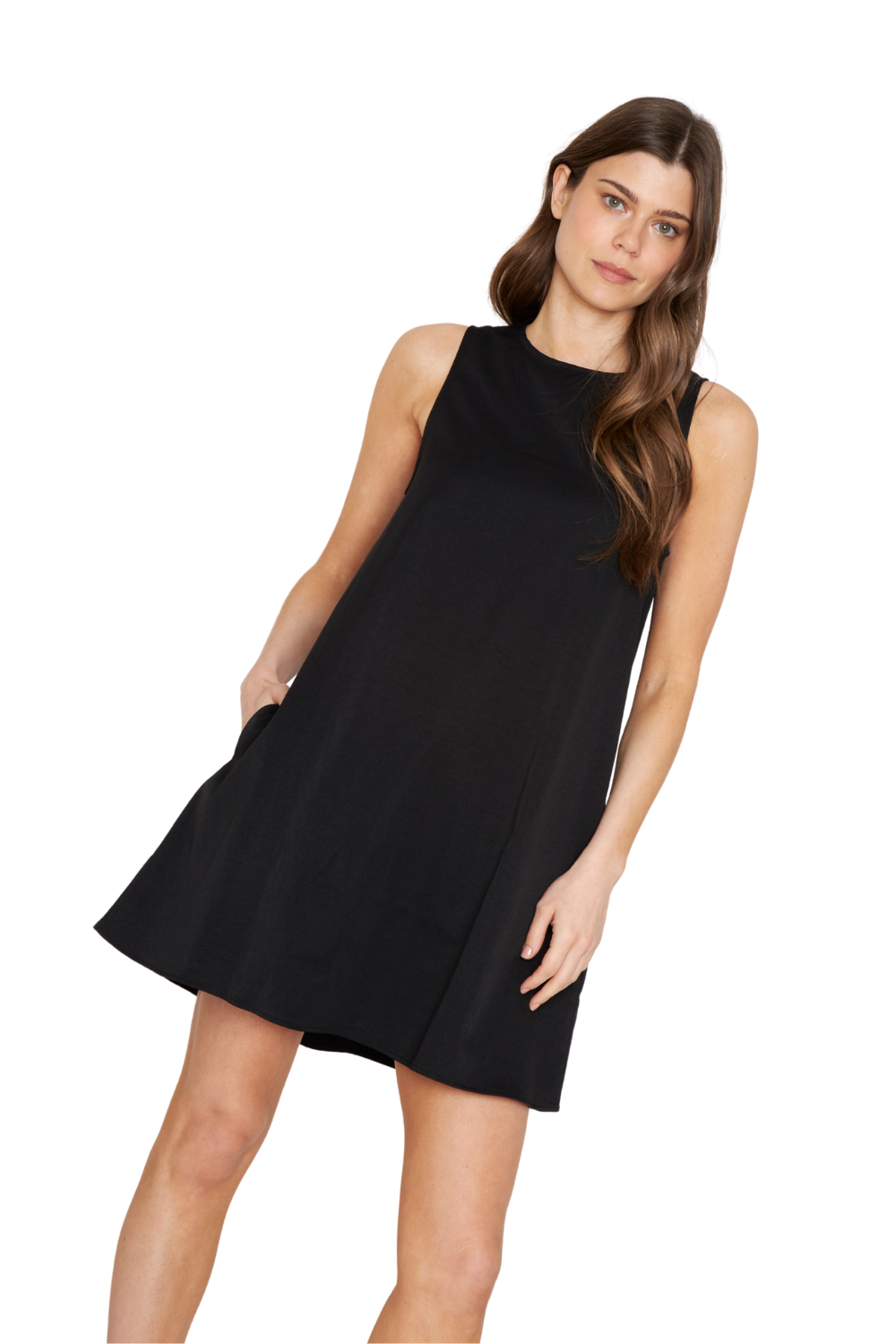 Vestido Elena Corto negro Jacinta Tienda-2