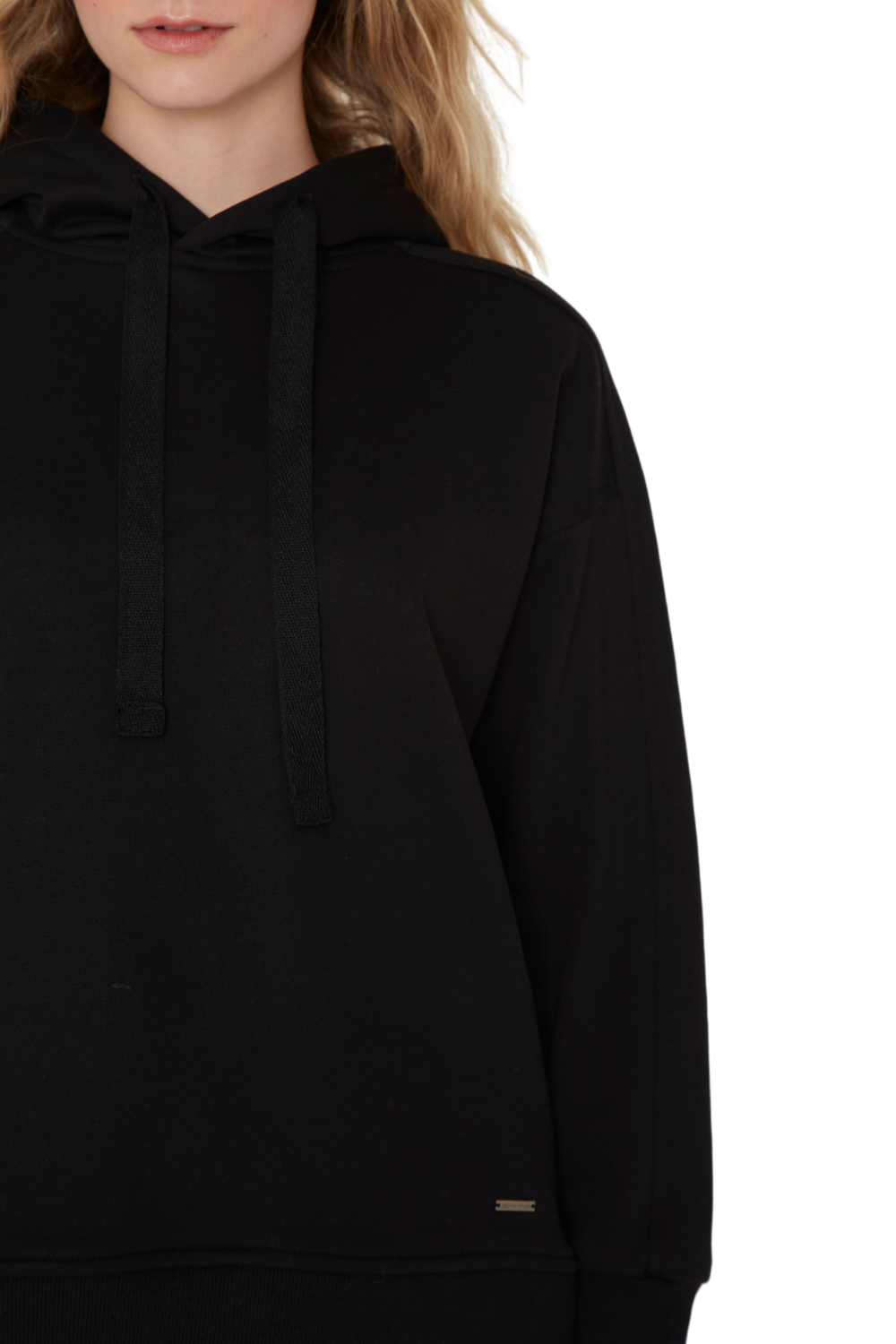 Polerón Cotton negro Jacinta Tienda-6