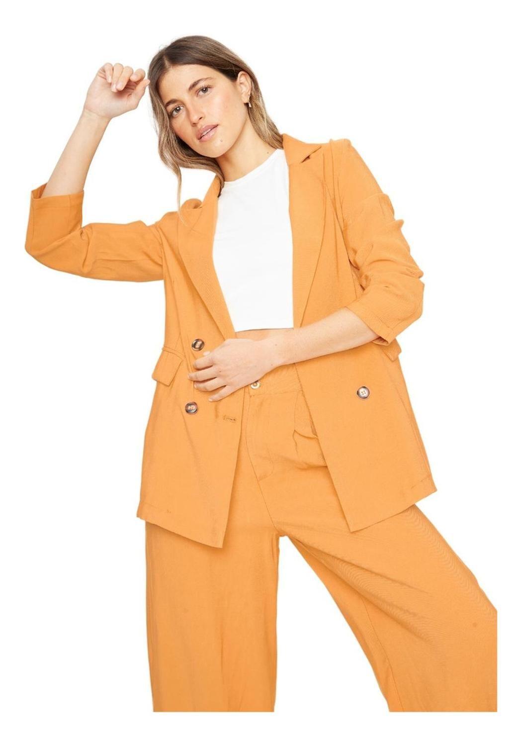 Blazer Laura Ii Naranjo Jacinta Tienda-1