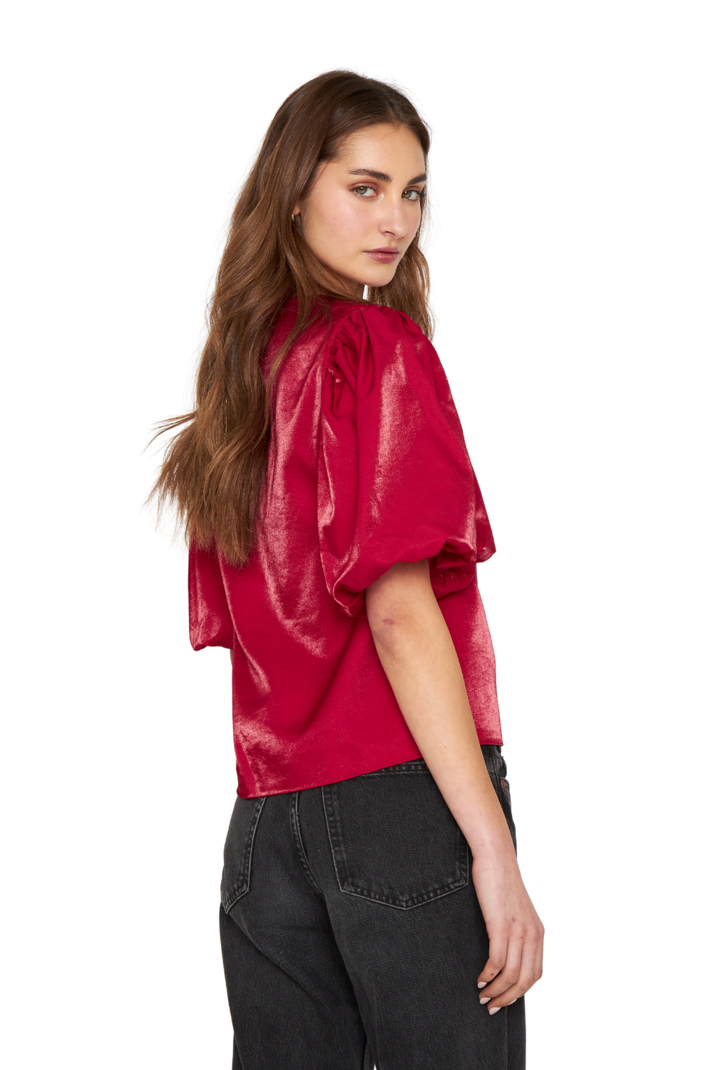 Blusa Siena bright roja Jacinta Tienda-2