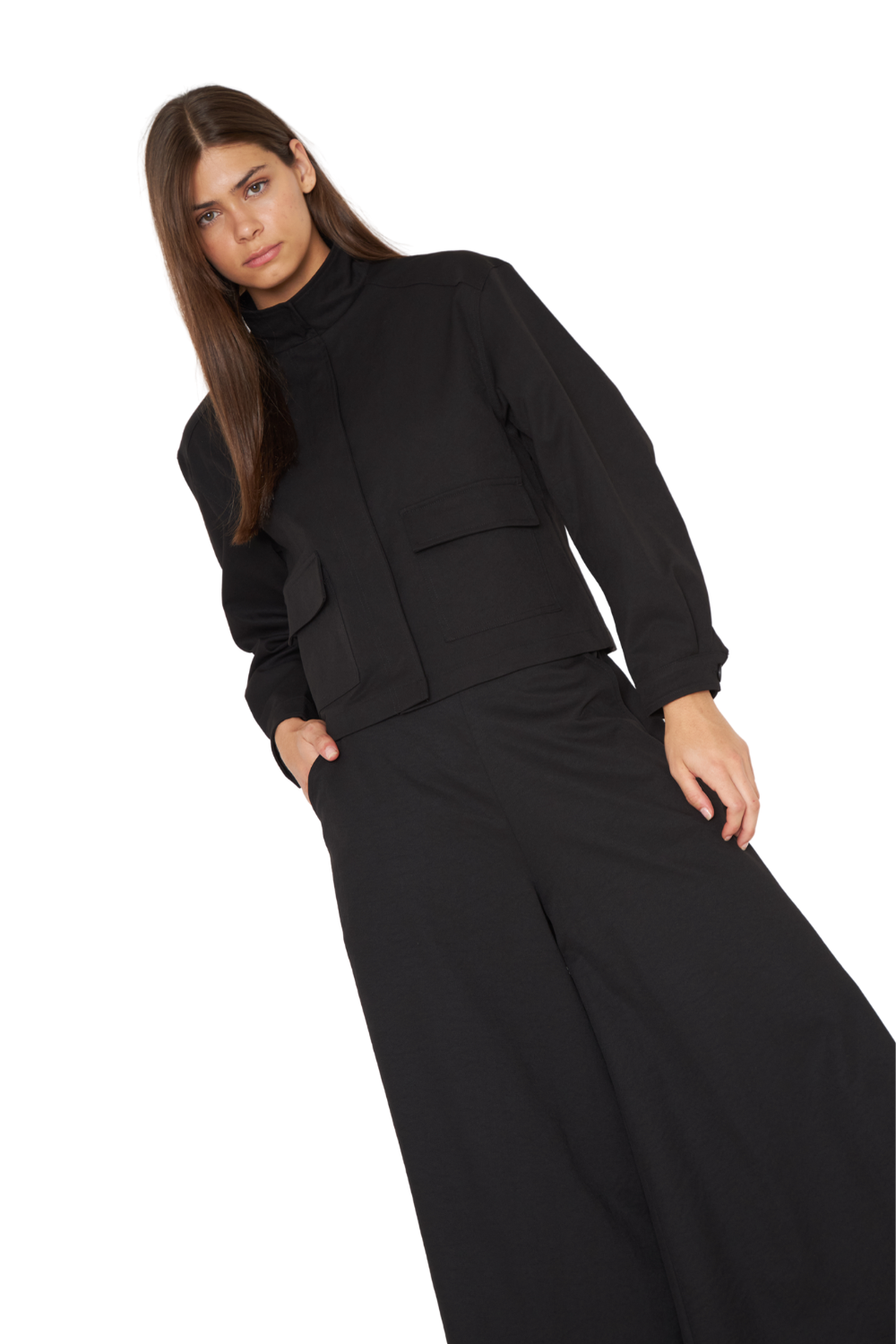 Falda Jacinta Winter negra Jacinta Tienda-3