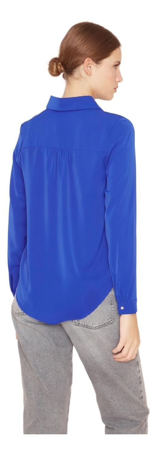 Blusa Sara Iii Azul Jacinta Tienda-3