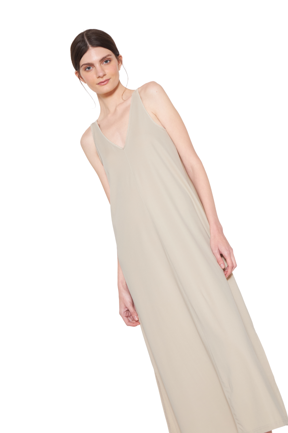 Vestido Laura crudo Jacinta Tienda-2