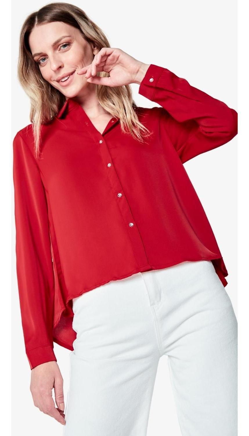 Blusa Sarita Roja Jacinta Tienda-3